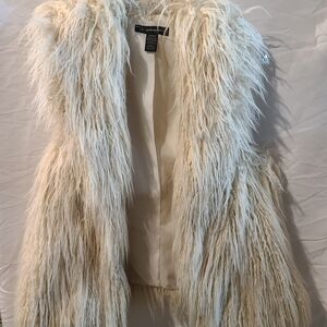 INC International Concepts Cream Teddy Jacket